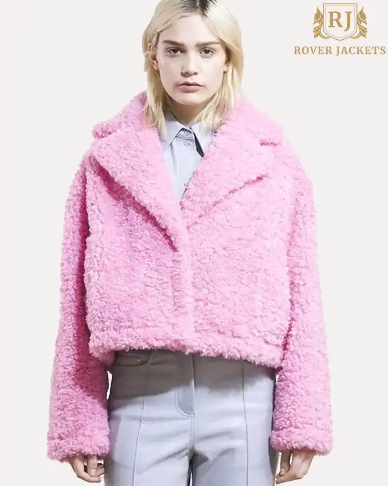 Wednesday Enid Sinclair Shearling Jacket image 0