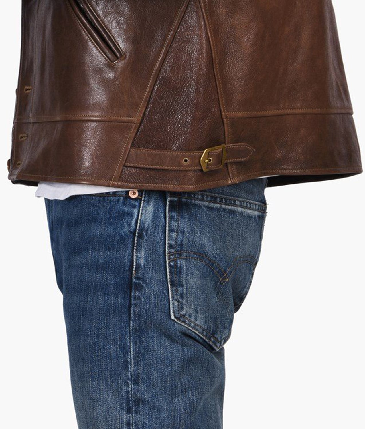 Albert Einstein Vintage Leather Jacket image 4