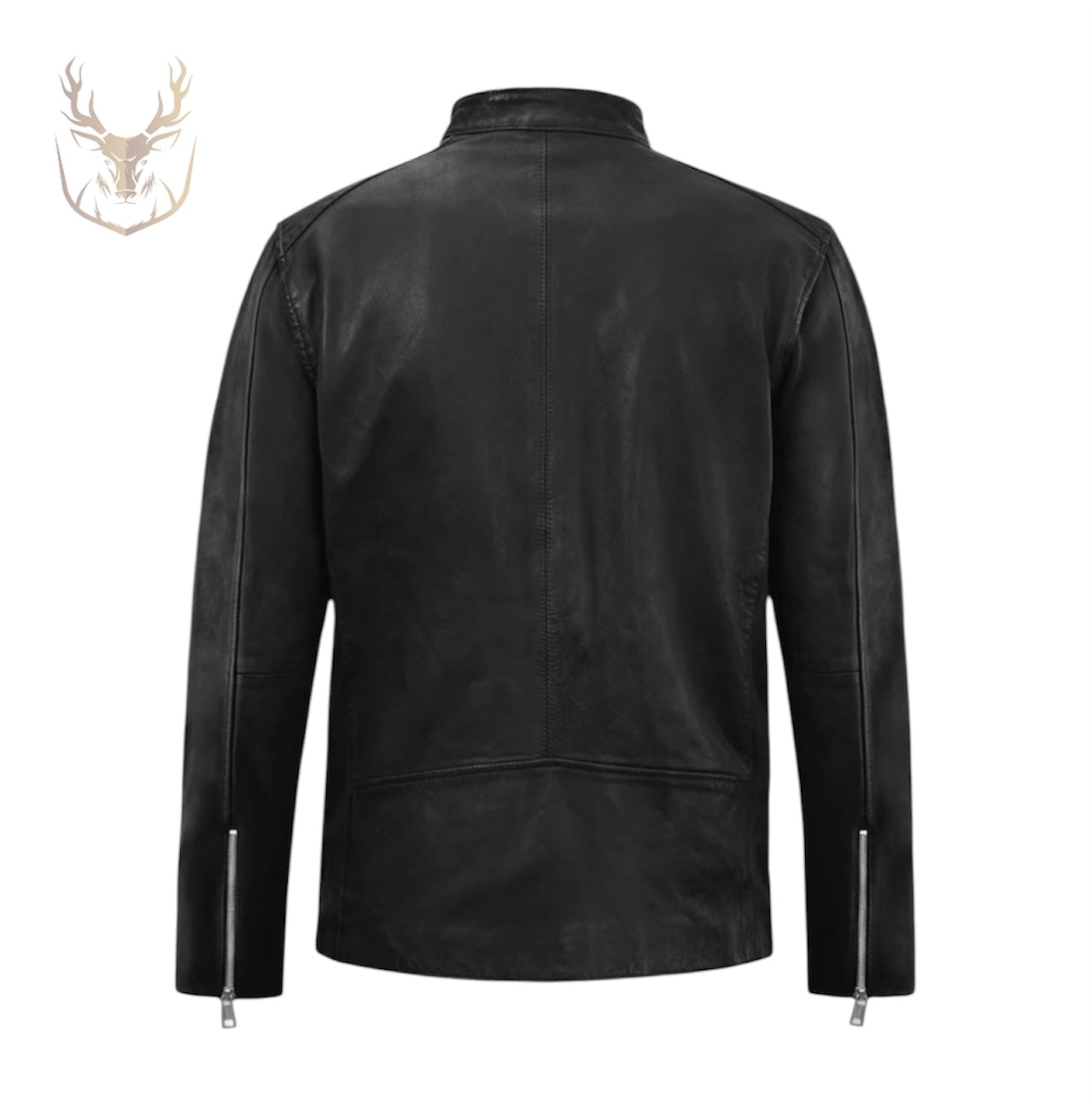 Black Drifter Leather Jacket For Men.