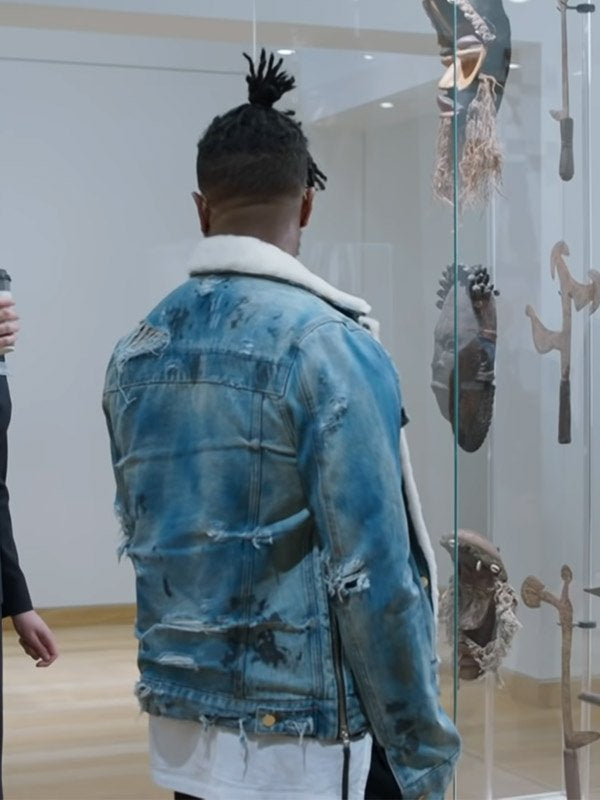 Black Panther Killmonger Denim Jacket image 9