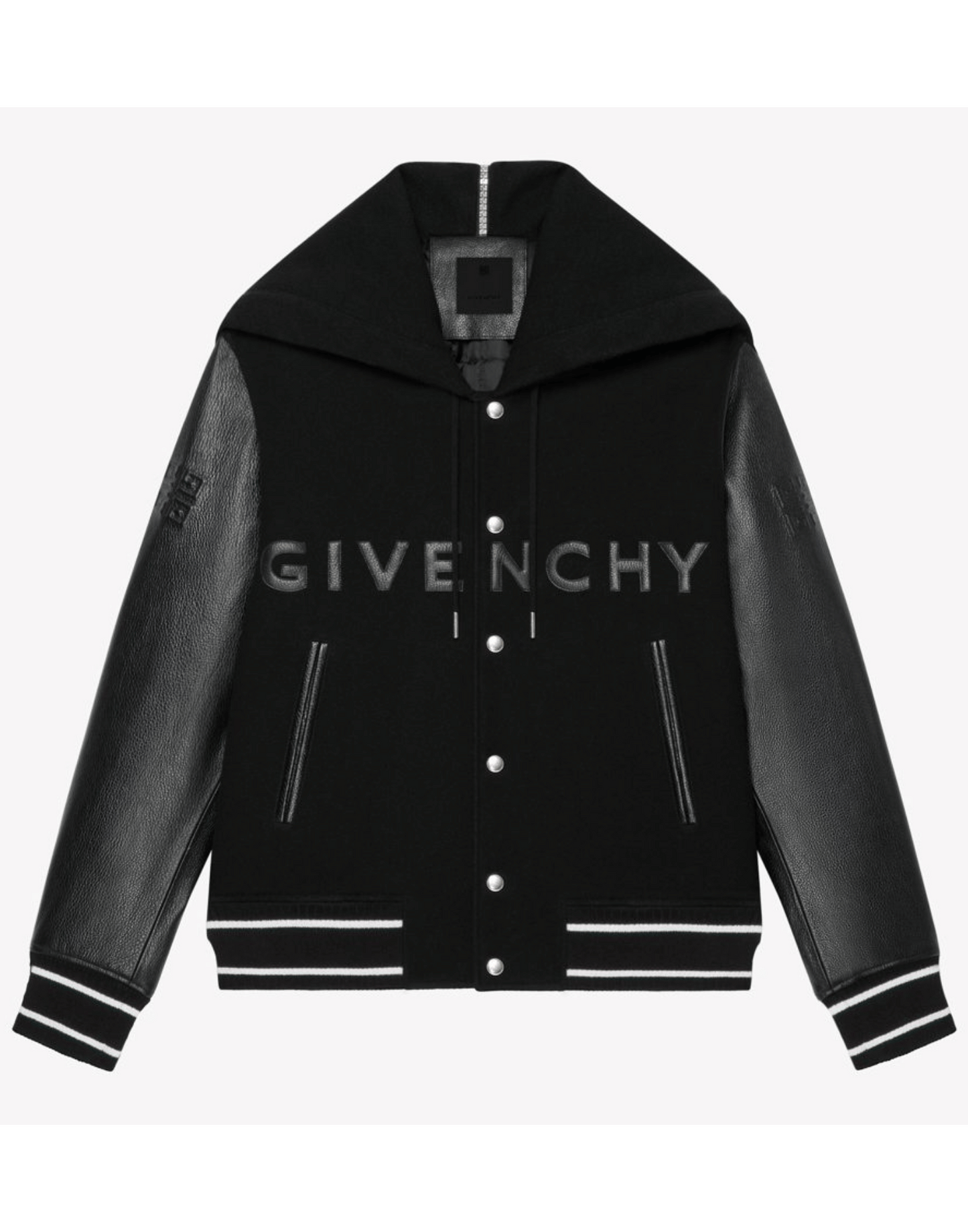 Black Classic Givenchy Letterman Jacket image 0