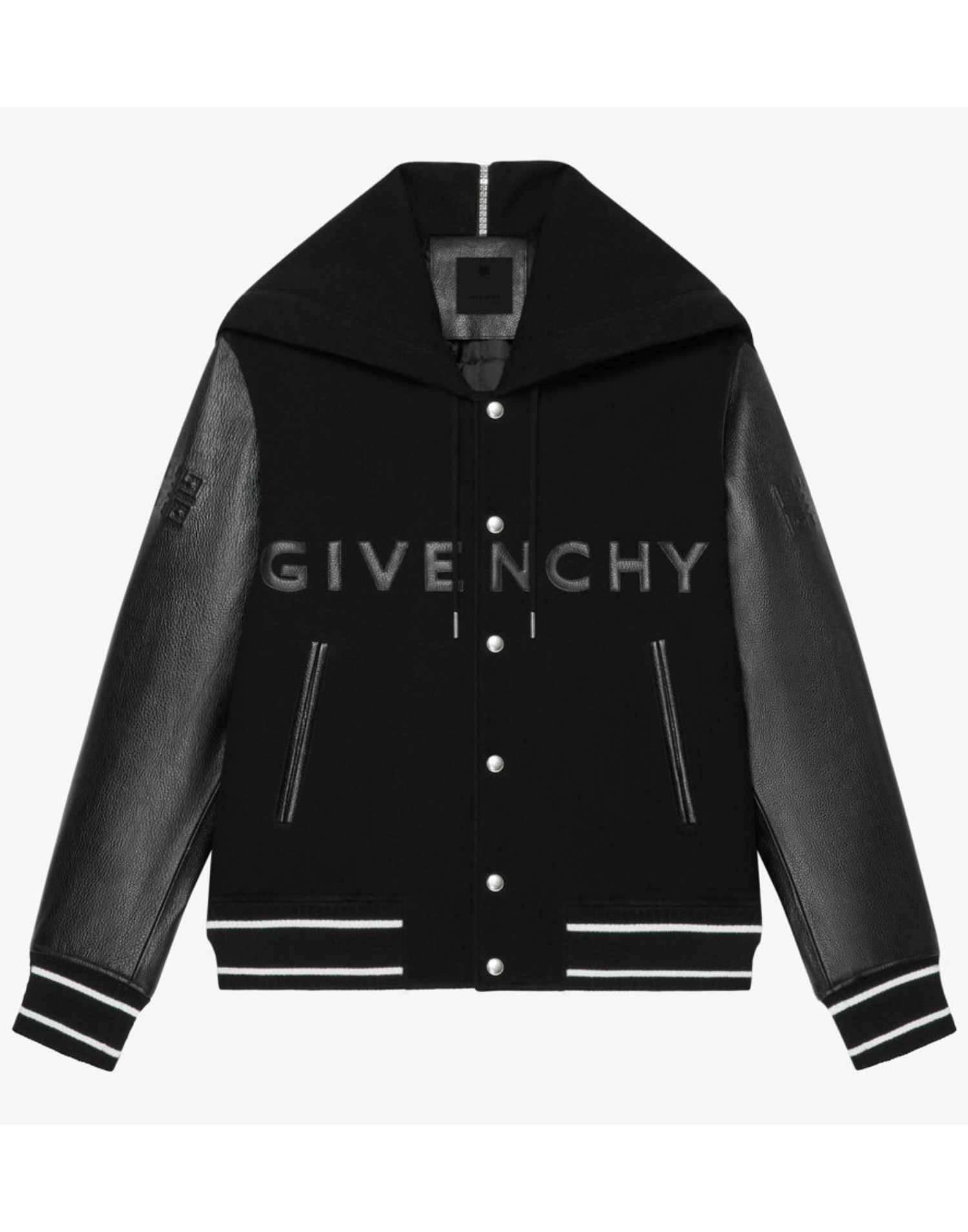 Black Classic Givenchy Letterman Jacket image 0