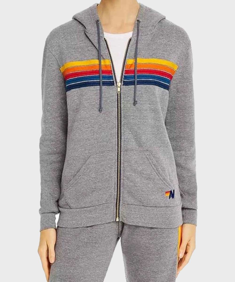 Bloom Peters Fate The Winx Saga Grey Hooded Jacket image 0