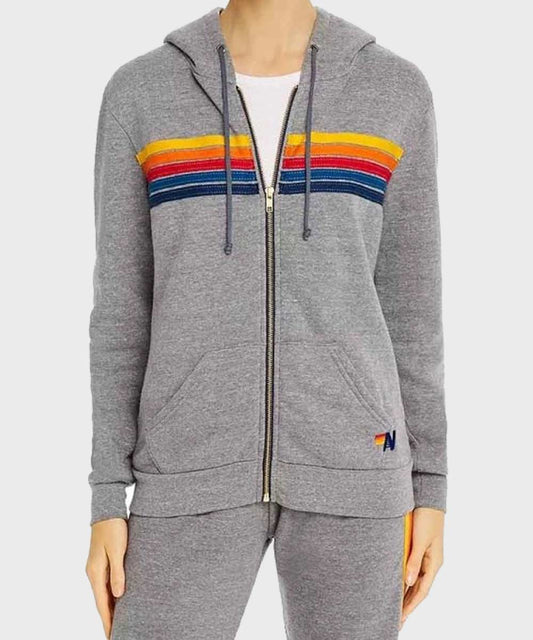 Bloom Peters Fate The Winx Saga Grey Hooded Jacket image 0