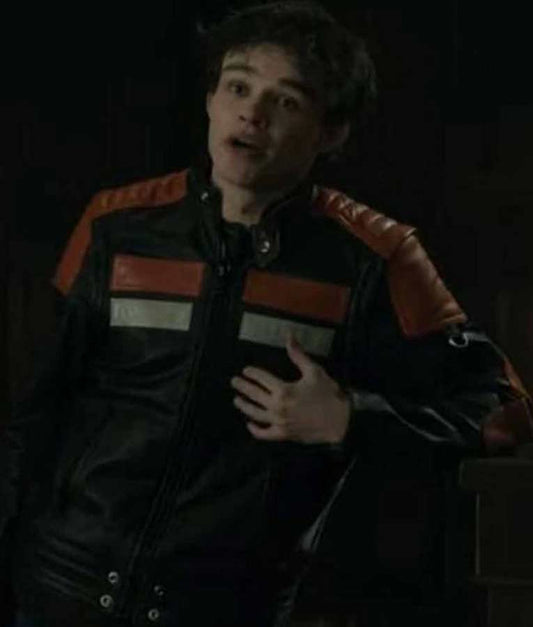 Titans Jason Todd Cafe Racer Leather Jacket image 0