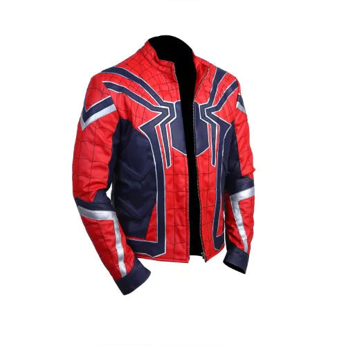 Avengers Infinity War Spider-Man Faux Leather Jacket image 1