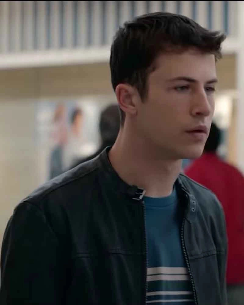 13 Reason Why Clay Jensen Leather Jacket image 1