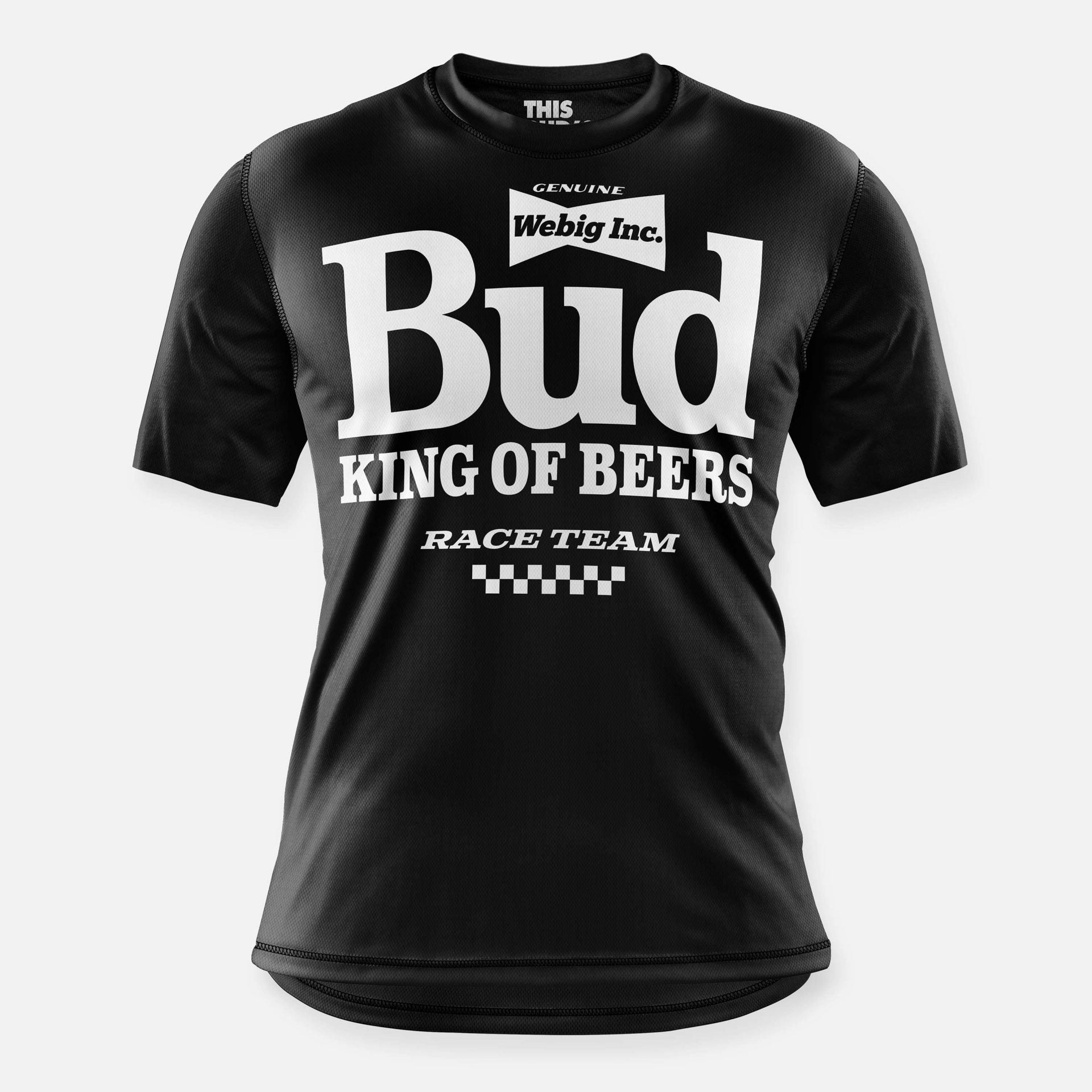 BOSS BIKE JERSEY BLACK-WHITE - S image