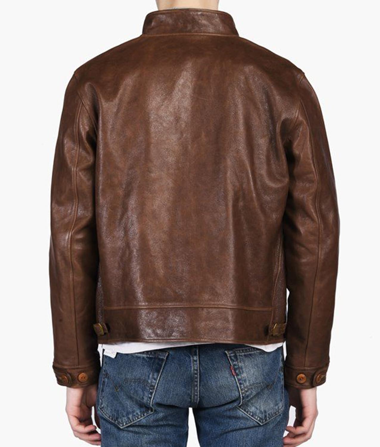 Albert Einstein Vintage Leather Jacket image 2
