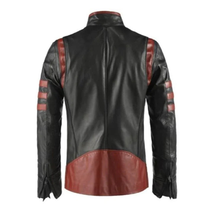 Men's X-Men Origins Black Leather Jacket image 1