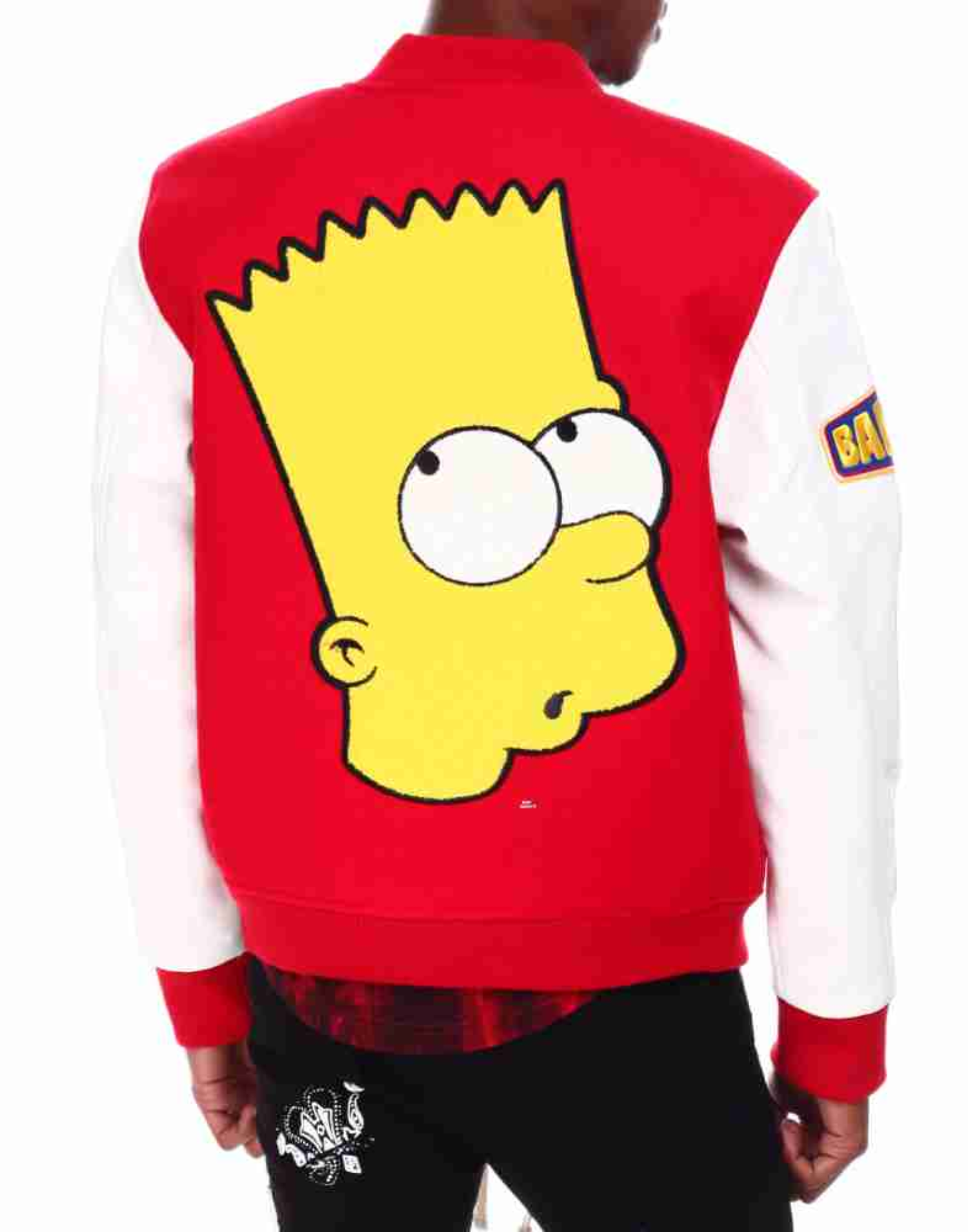 Bart Simpson Varsity Jacket image 1