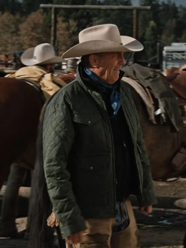 Yellowstone John Dutton Quilted Jacket image 2