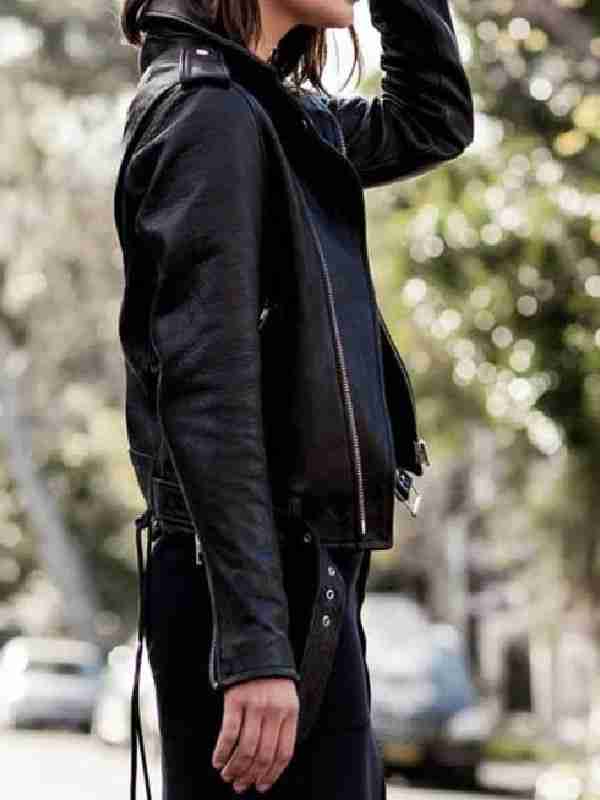 The Menu 2022 Anya Taylor-Joy Leather Jacket image 3