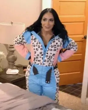 Angelina Pivarnick Jersey Shore Family Vacation S06 Pastel Ski Suit image 2