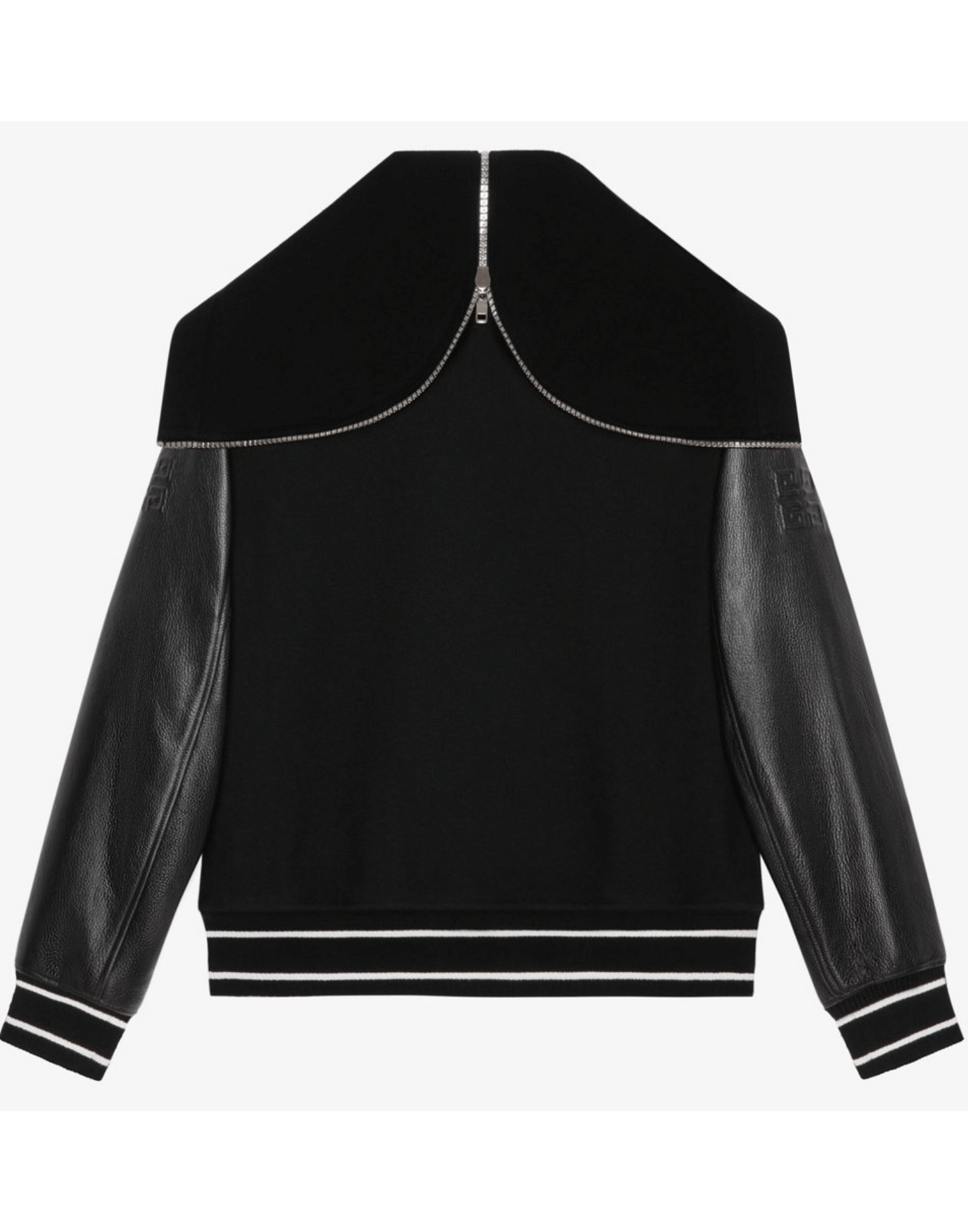 Black Classic Givenchy Letterman Jacket image 1