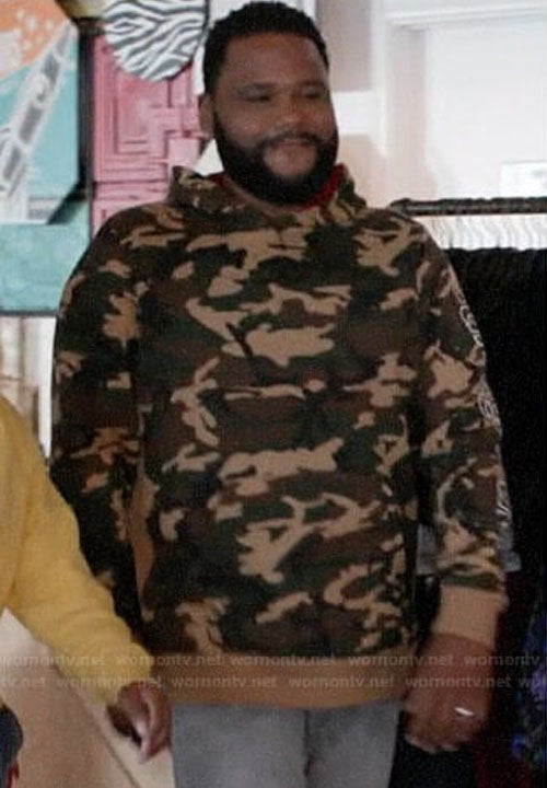 Anthony Anderson Black-ish Camo Hoodie image 1