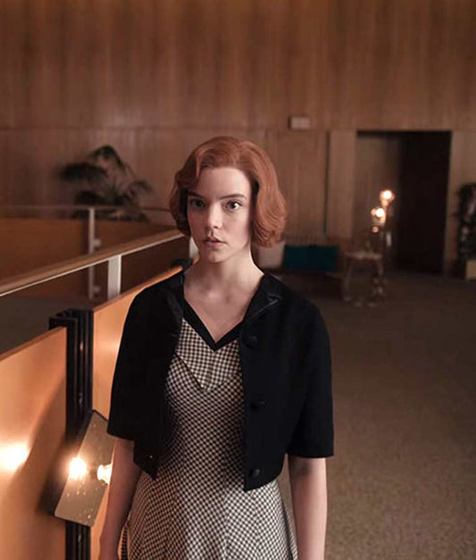 Anya Taylor-Joy The Queen’s Gambit Cropped Jacket image 0