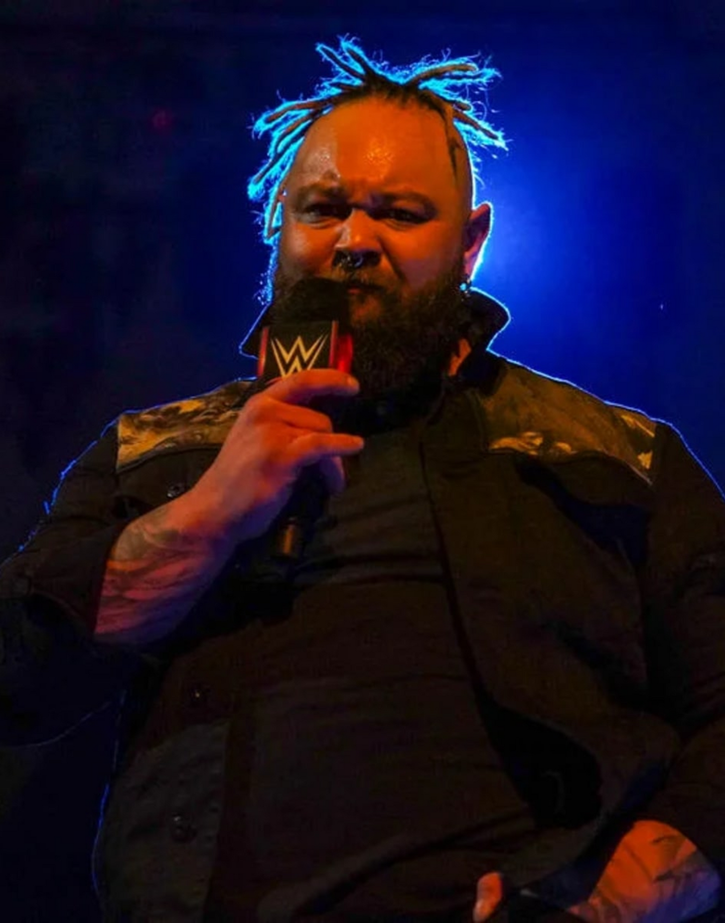 WWE Bray Wyatt Black Denim Jacket image 4