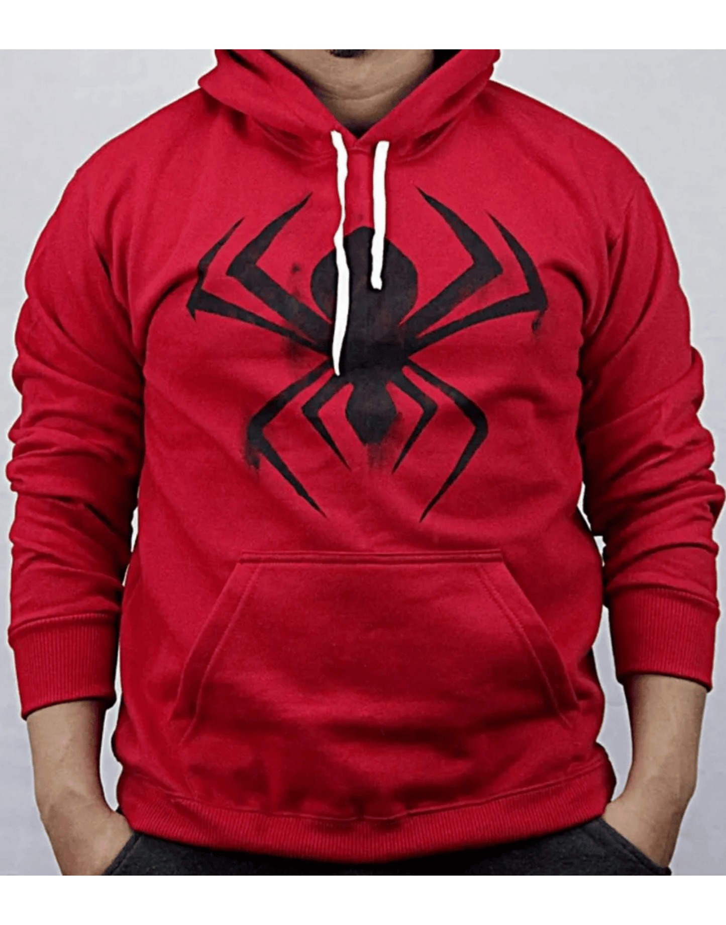 Bodega Cat Spider Miles Morales Red Hoodie image 0