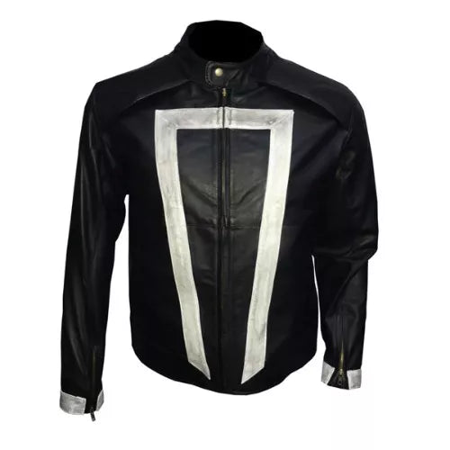 Agents Of Shield Gabriel Luna Ghost Rider Faux Leather Jacket image 1