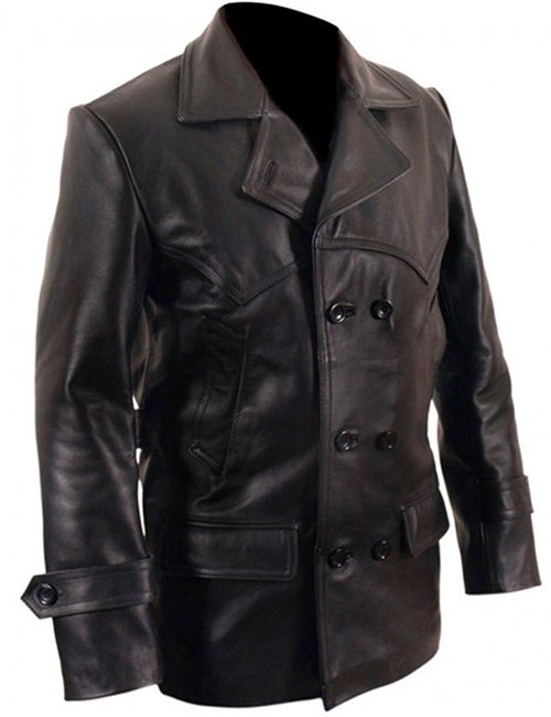 9th Doctor Christopher Eccleston Leather Jacket image 1