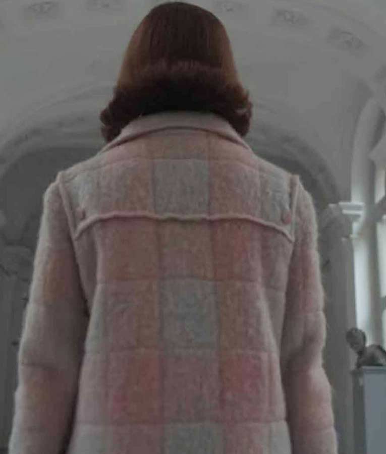 Anya Taylor-Joy The Queen’s Gambit Pink Coat image 2