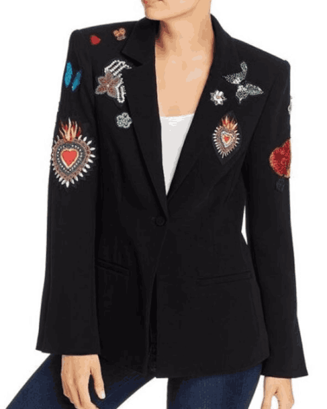 Alexis Floyd Inventing Anna Flowers Printed Blazer image 1