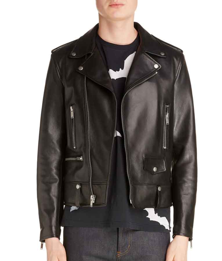 Younger Season 07 Josh Black Leather Jacket image 0