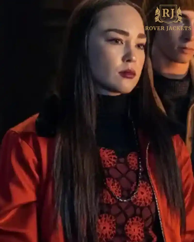 Wednesday Bianca Barclay Bomber Jacket image 1