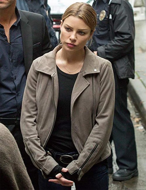 TV Series Lucifer Chloe Decker Grey Jacket image 0