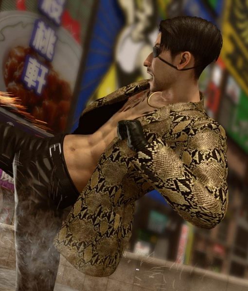 Yakuza Like A Dragon Goro Majima Snakeskin Jacket image 1
