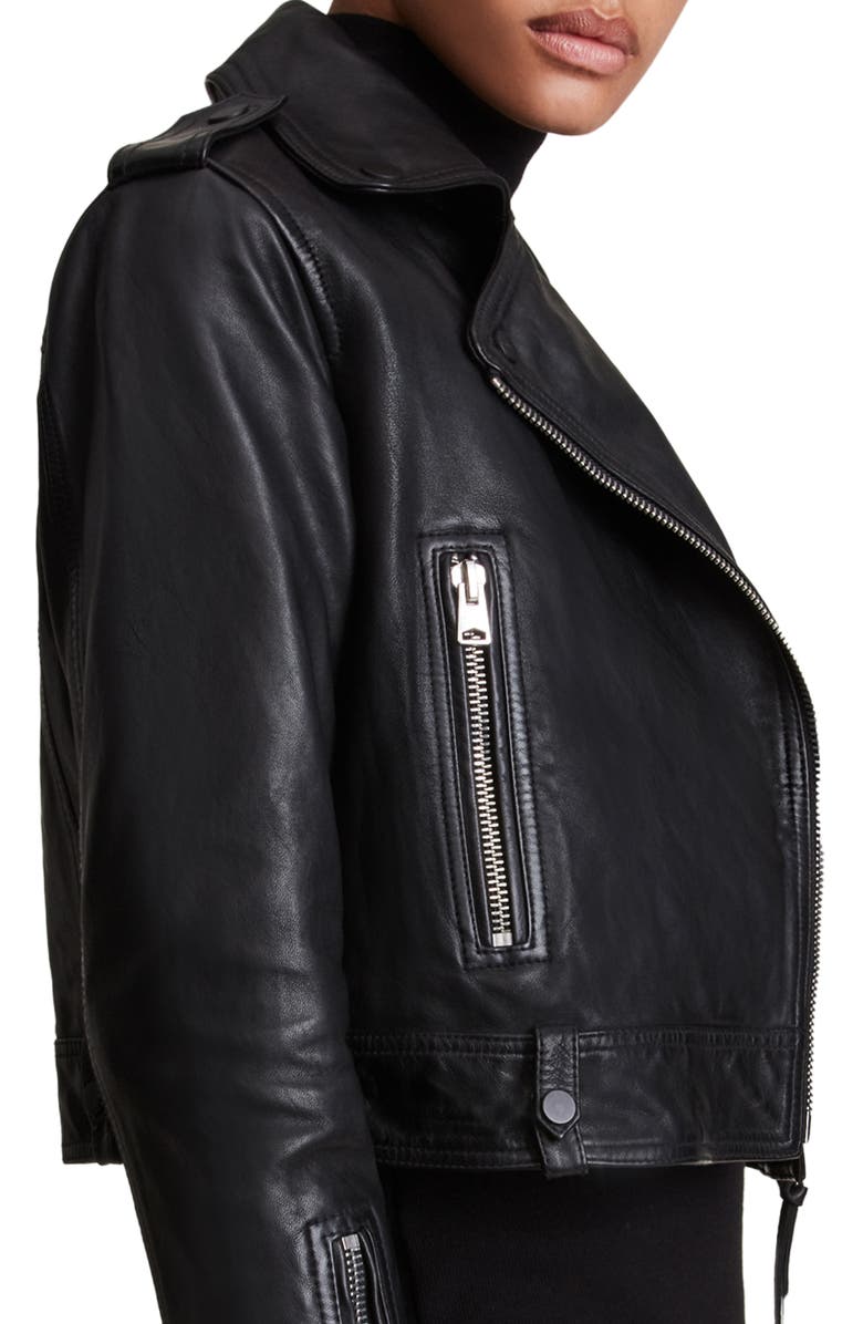 Ayra Leather Biker Jacket image 2