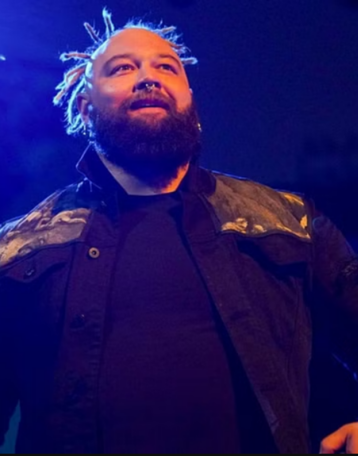 WWE Bray Wyatt Black Denim Jacket image 3