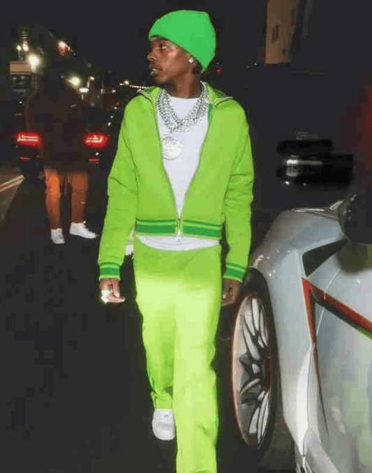 Triangle Motif Lil Baby Contrasting Trim Jacket image 0