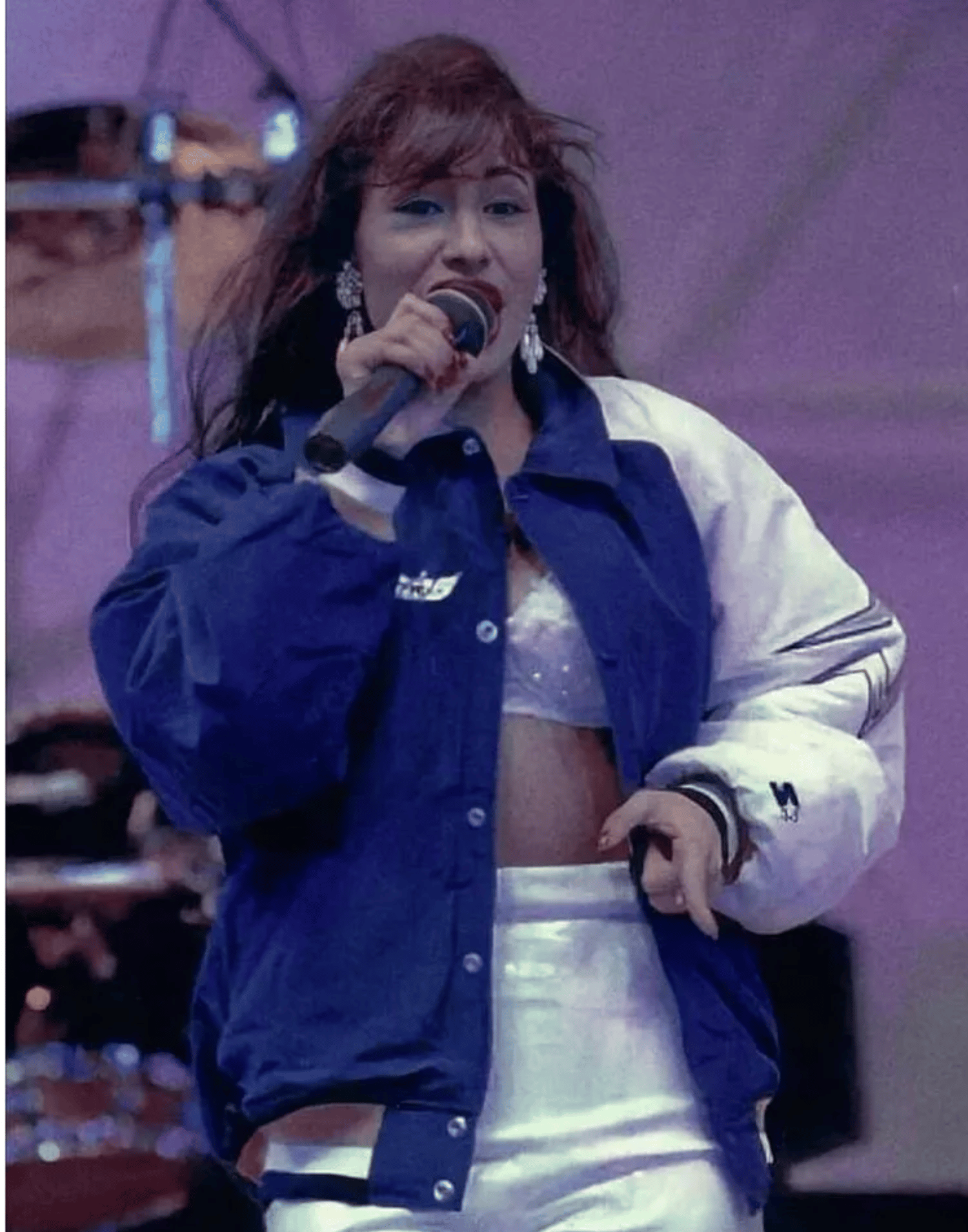Astros 1994 Selena Blue & White Jacket image 3