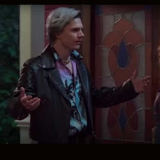 WandaVision 2021 Evan Peters Leather Jacket image 0