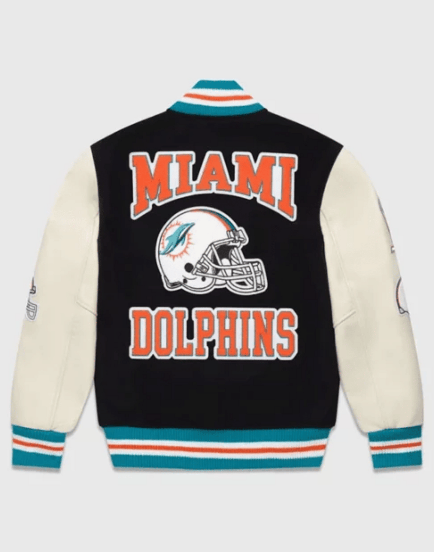 Black OVO NFL Varsity Jacket image 1