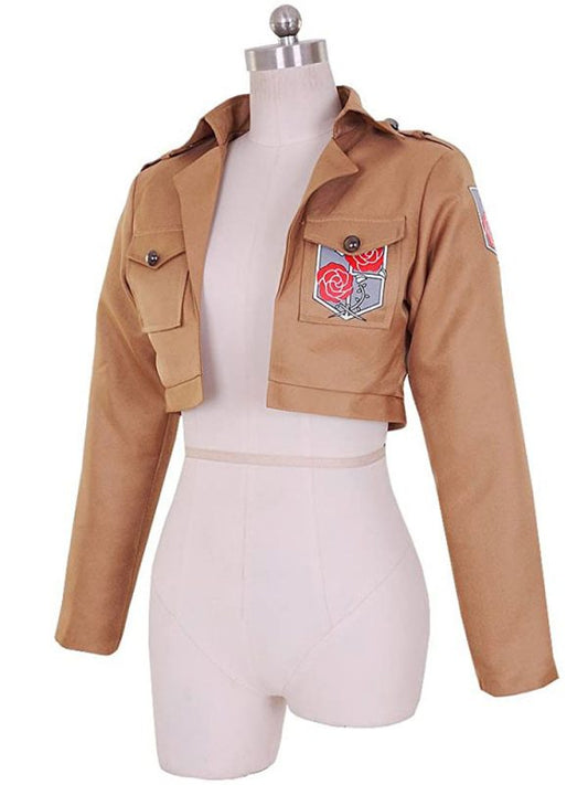 Garrison Regiment Attack on Titan Cropped Jacket image 0