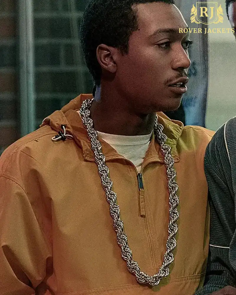 BMF Lil Meech Yellow Hooded Jacket image 0