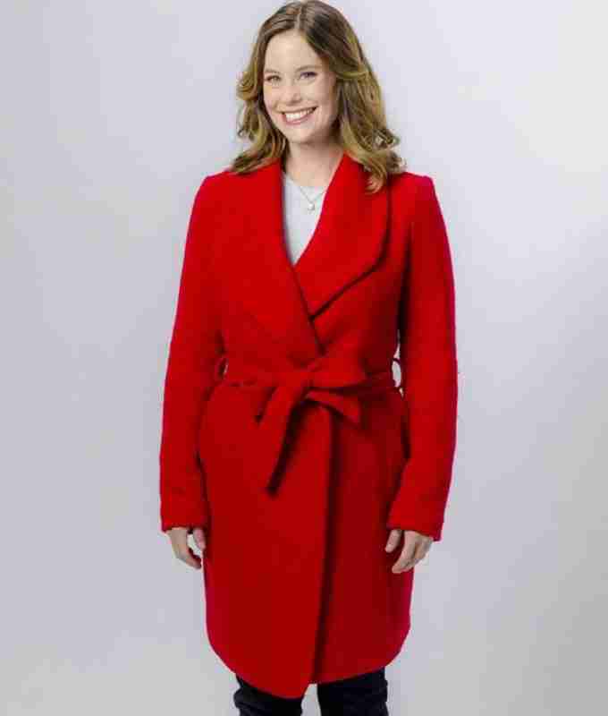 Ashley Williams Christmas In Evergreen Red Coat image 1