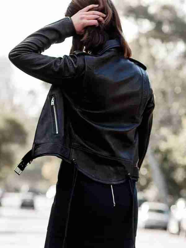 The Menu 2022 Anya Taylor-Joy Leather Jacket image 2