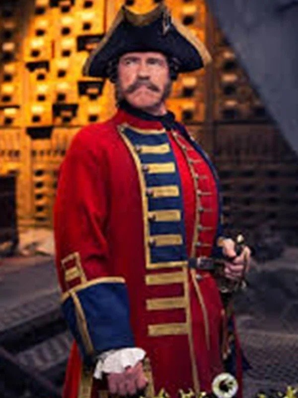 Arnold Schwarzenegger Iron Mask James Wool Coat image 1
