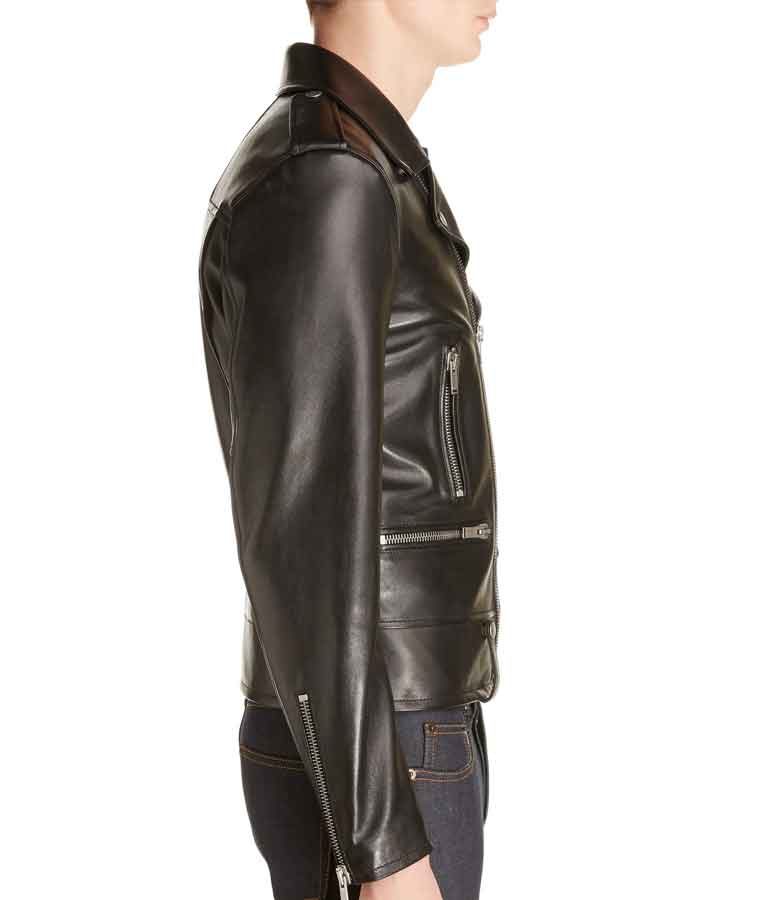Younger Season 07 Josh Black Leather Jacket image 1