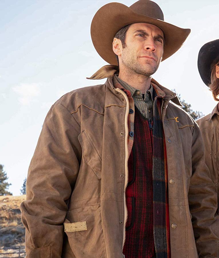 Yellowstone Jamie Dutton Leather Jacket image 0