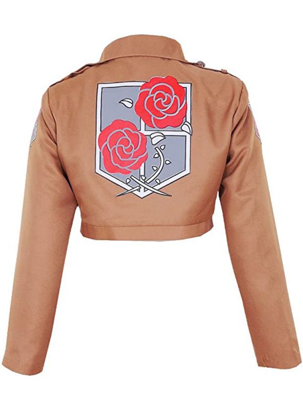 Garrison Regiment Attack on Titan Cropped Jacket image 1