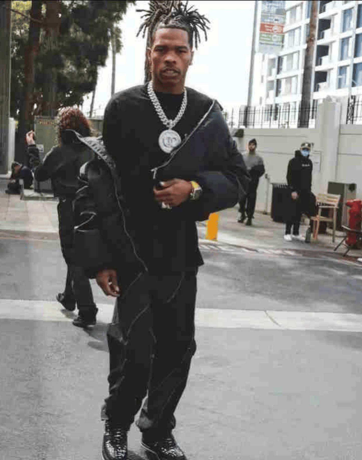 Black Lil Baby Platanus Jacket image 1