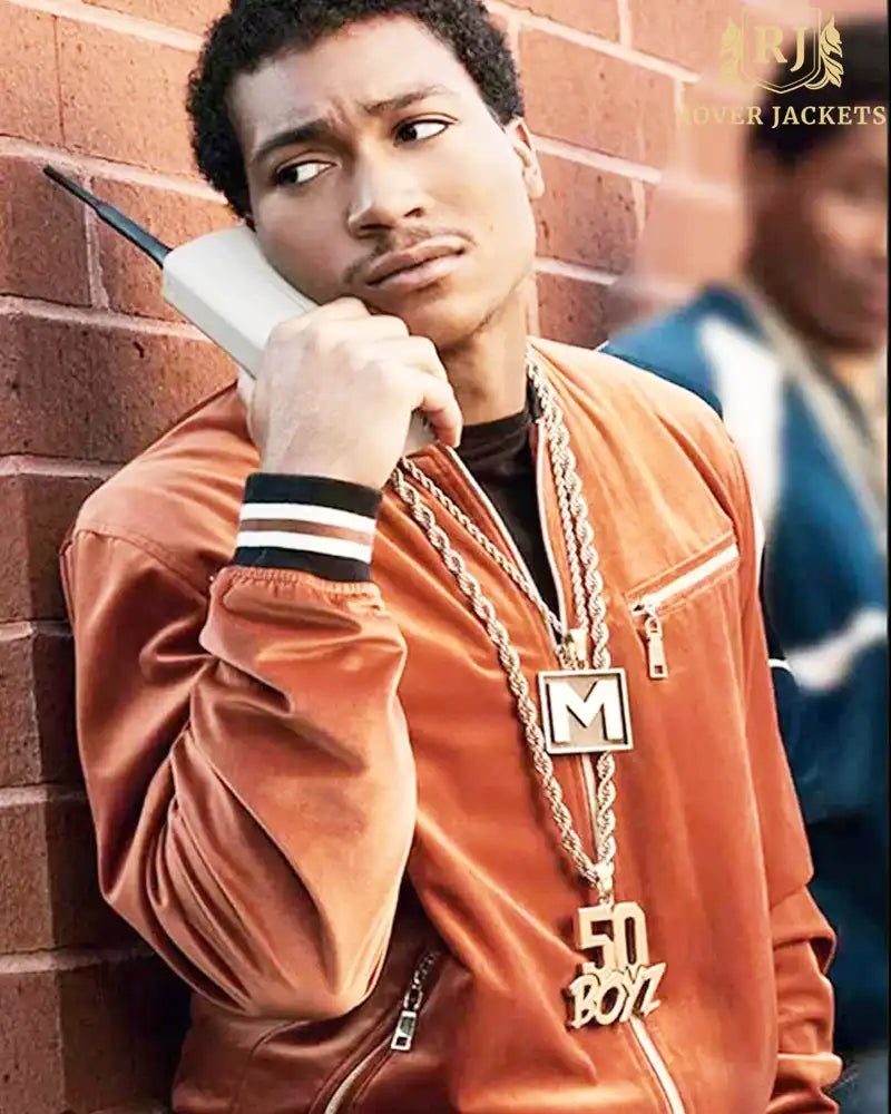 BMF Lil Meech Velvet Track Jacket image 0