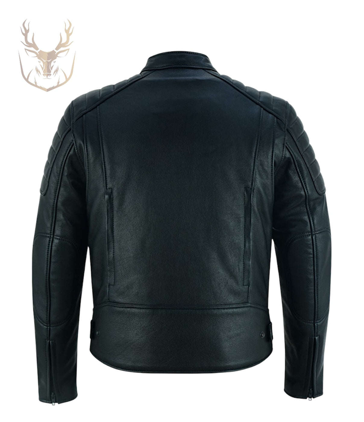 Cafe Racer Leather Jacket For Men.