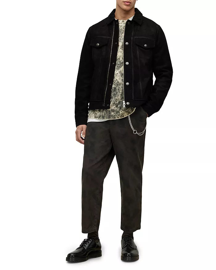 ALLSAINTS Ray Leather Trucker Jacket image 4
