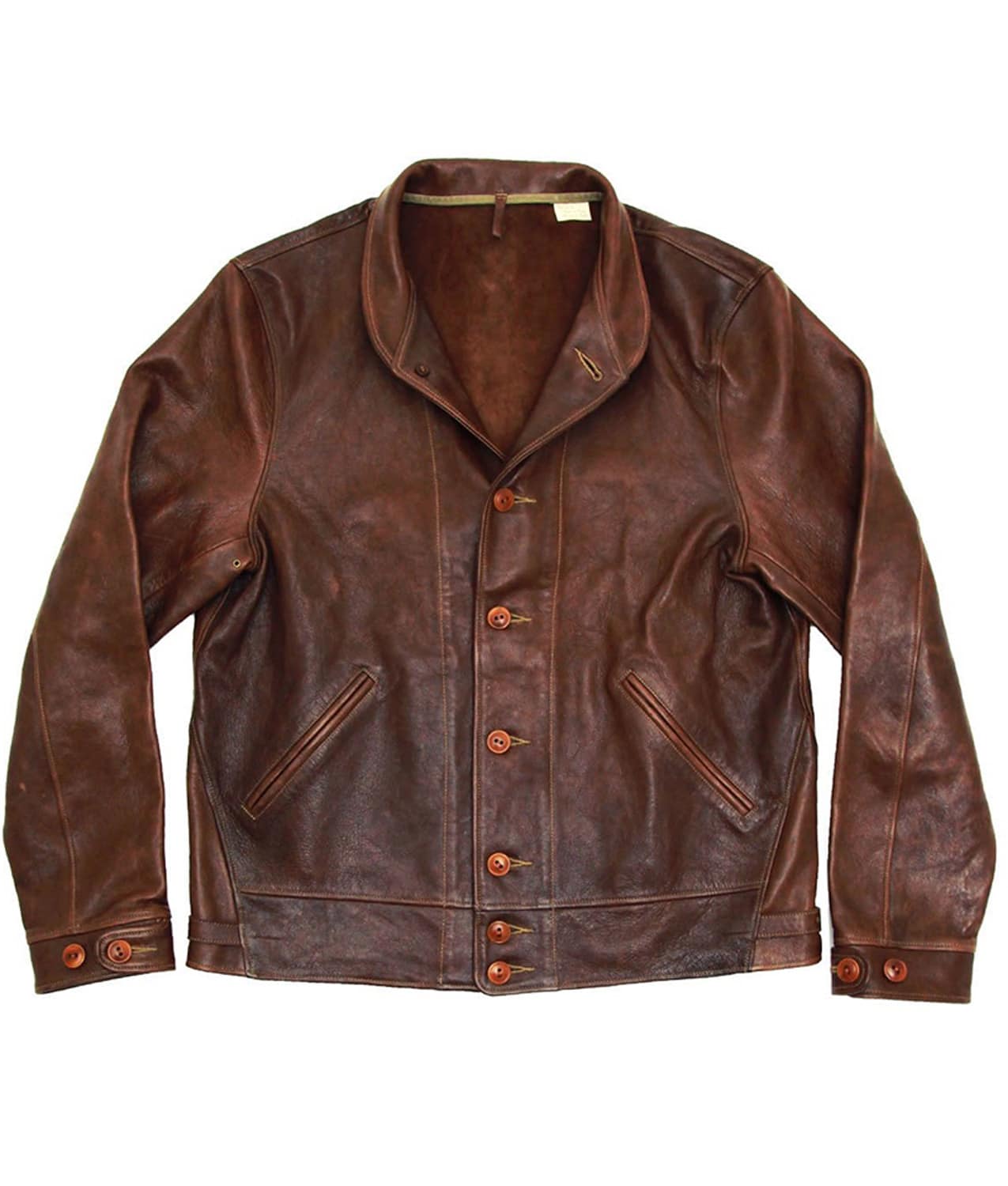Albert Einstein Vintage Leather Jacket image 1
